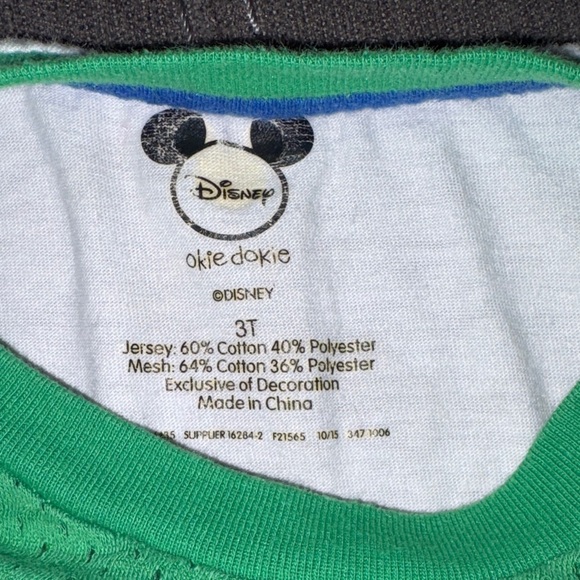 Disney Kids Green and White T-Shirt​​ - Picture 3 of 4